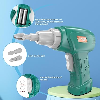 Take Apart Dinosaur Toy Set with Electric Drill