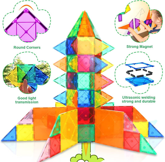 Magnetic Tiles STEM Building Blocks (32PCS )