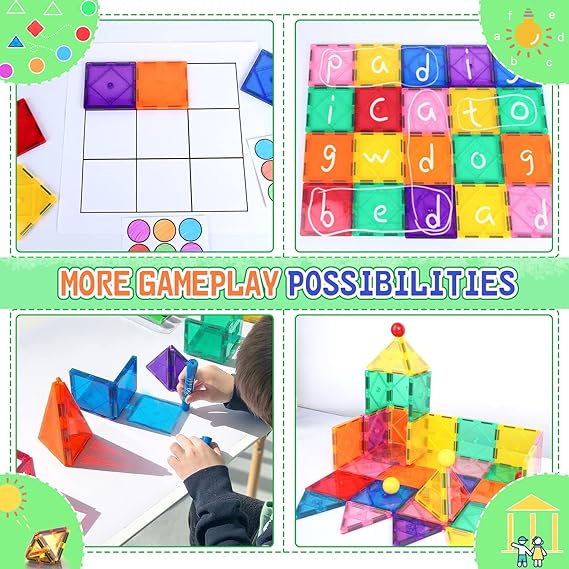 Magnetic Tiles STEM Building Blocks (32PCS )
